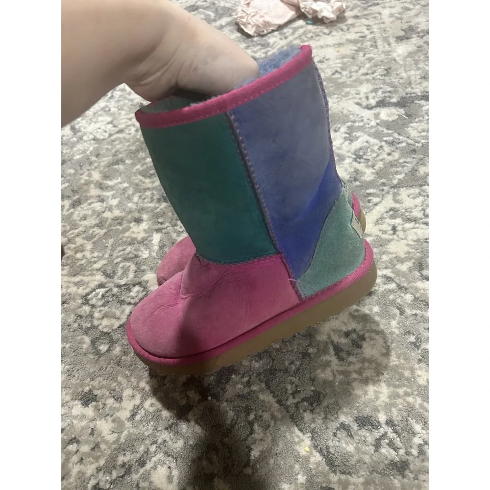 Girls Color block Ugg‎ Australia Suede Boots Size 3